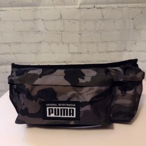 Puma Men's Academy Waist Pack - Green Camo
